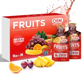 Dietary Fiber Supplement Manufacturer - OEM Private Label Sugar Free Fruit Drink Vitamin Energy