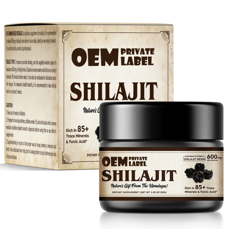 Pure Himalayan Shilajit Manufacturer - Contains Fulvic Acid Natural Extract Organic Hot Selling