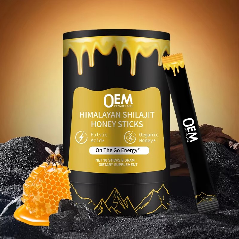 Shilajit Honey Sticks Manufacturer - Ashwagandha Pure Himalayan Honey 85+ Minerals Fulvic Acid
