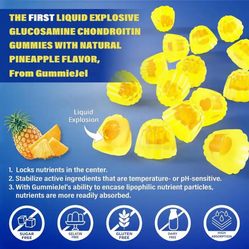 Joint Support Gummies Manufacturer - Custom Vegan Glucosamine Chondroitin MSM Bones
