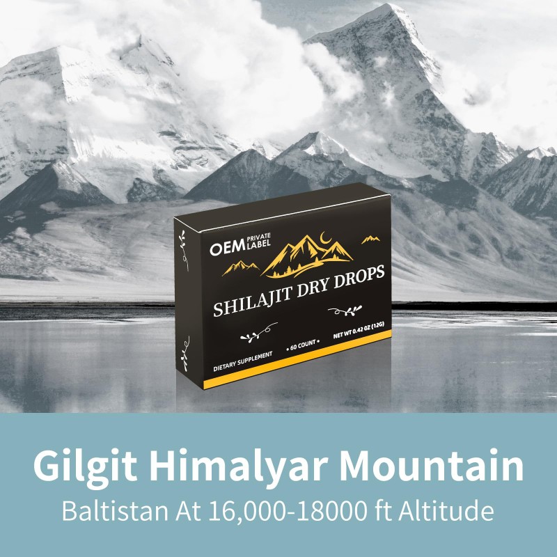 Natural Shilajit Resin Manufacturer - Organic Dry Drops Tablets Trace Minerals Complex Energy