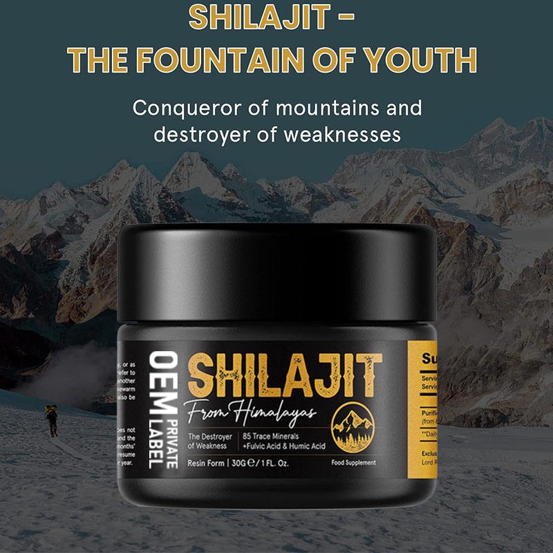 Shilajit Extract Liquid Factory - Wholesale Bulk 100% Pure Natural Himalayan Shilajit Resin