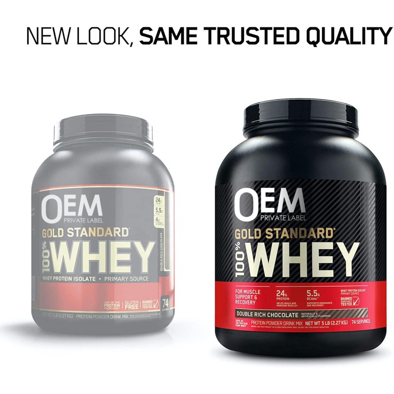 Whey Protein Isolate Factory - Muscle Mass Gainer Pre Workout Powder Sport Nutrition OEM