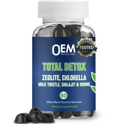 Heavy Metal Detox Gummies Factory - OEM Zeolite Chlorella Milk Thistle Safe for Women