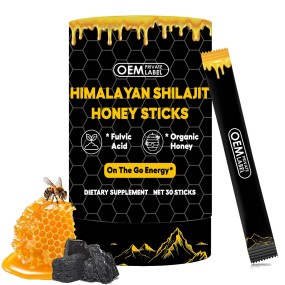 Shilajit Honey Sticks Supplier - OEM Pure Himalayan with Organic Honey Saffron Herbal Energy
