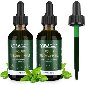Chlorophyll Liquid Drops Supplier - Factory Hot Sale Energy Boost Immune Support Detox