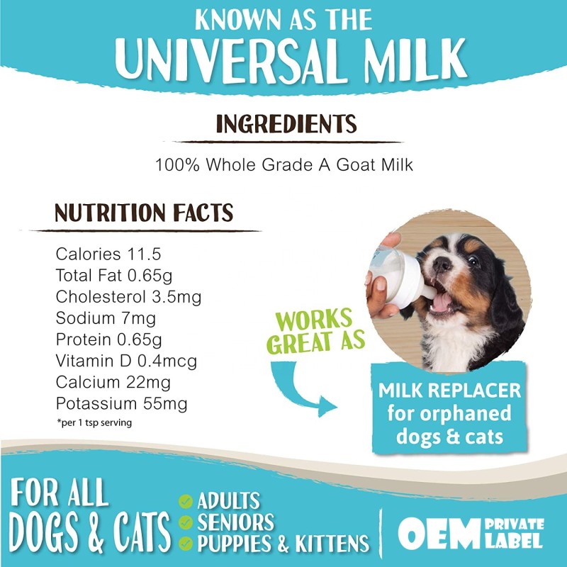 Pet Goat Milk Powder Manufacturer - OEM Probiotics Allergy Immune Supplement for Dogs