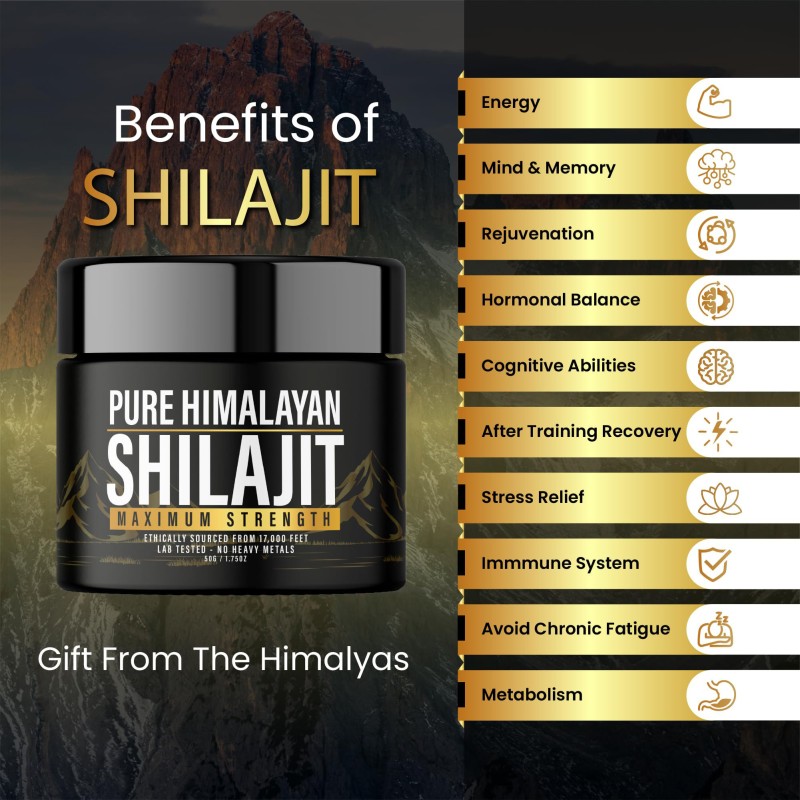 Himalayan Shilajit Resin Supplier - 100% Trace Minerals Complex Fulvic Acid 85% Energy Immune
