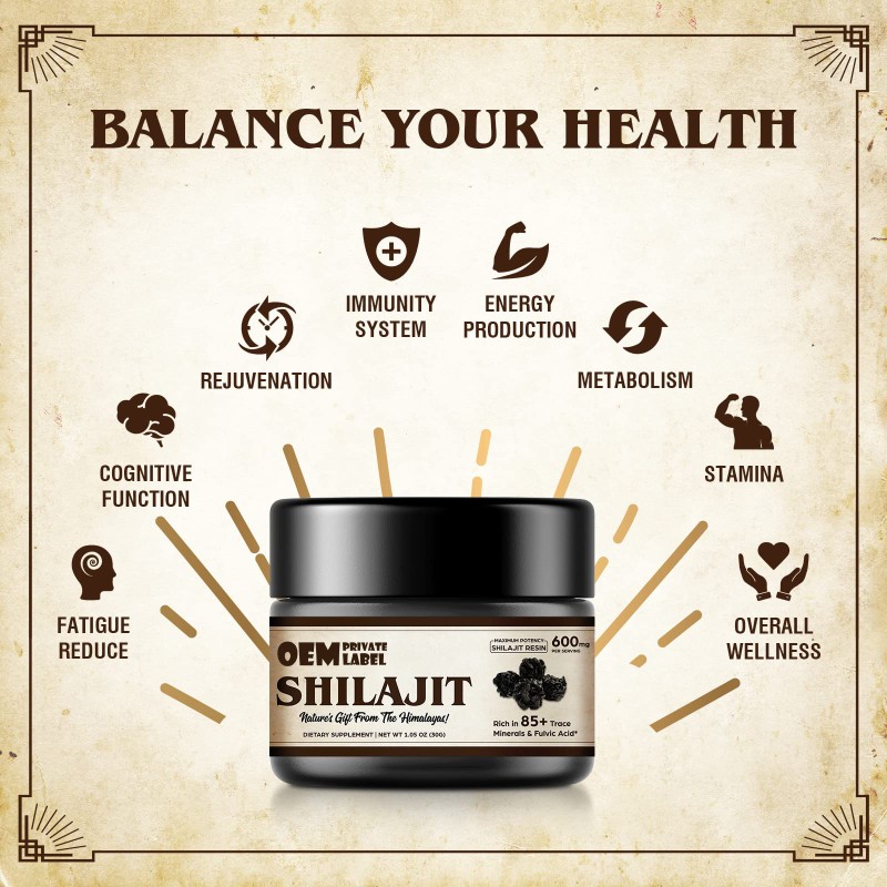 Pure Himalayan Shilajit Manufacturer - Contains Fulvic Acid Natural Extract Organic Hot Selling