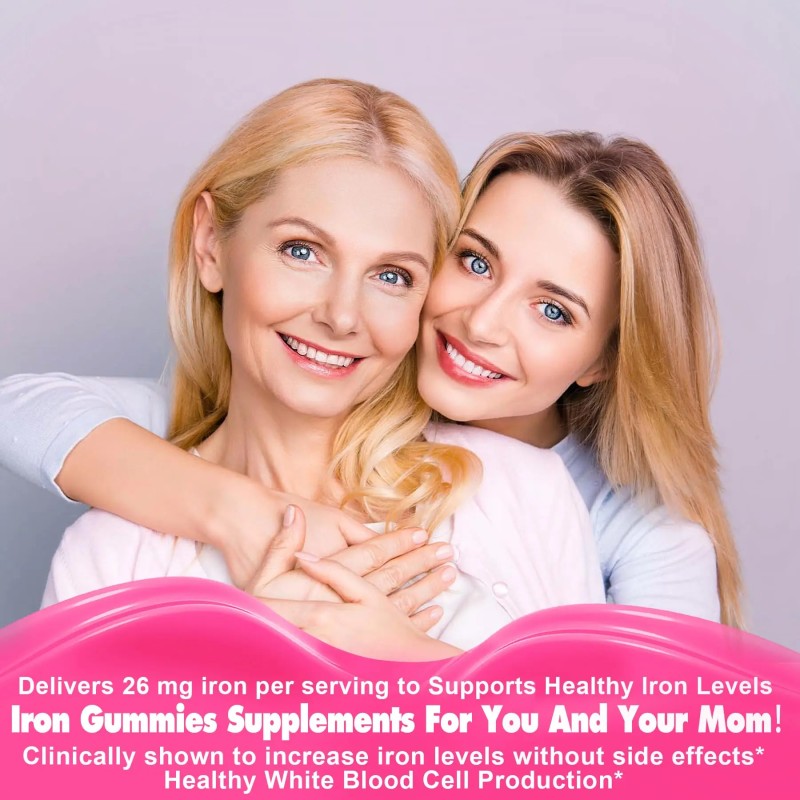 Iron Gummies Factory - OEM Private Label with Vitamin C B12 Beetroot Blood Health