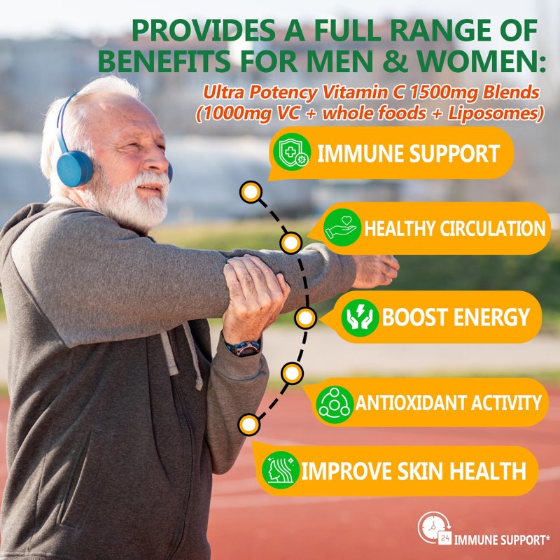 Liposomal Vitamin C Gummies Supplier - OEM 1000mg Chewable with Zinc Elderberry