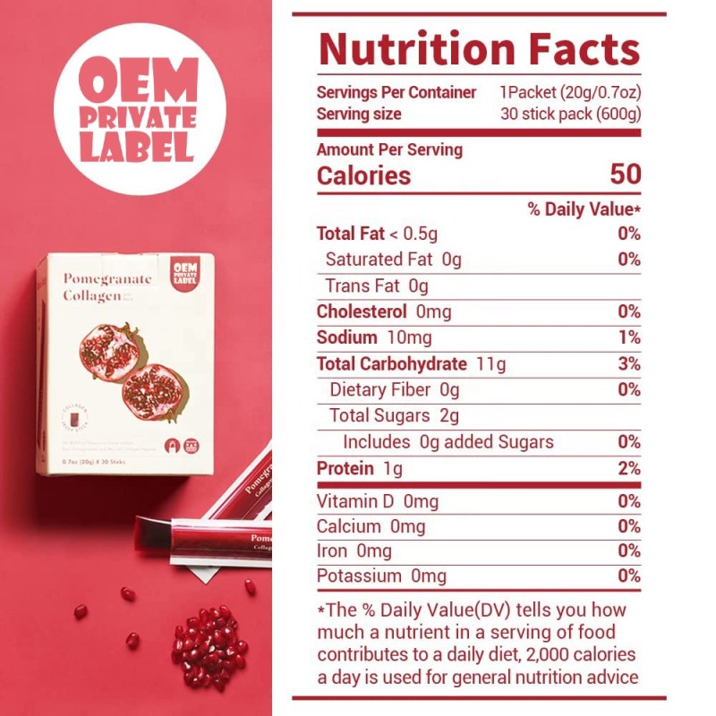 Liquid Collagen Drink Supplier - Private Label for Whitening Vegan Hair Skin Nail Growth