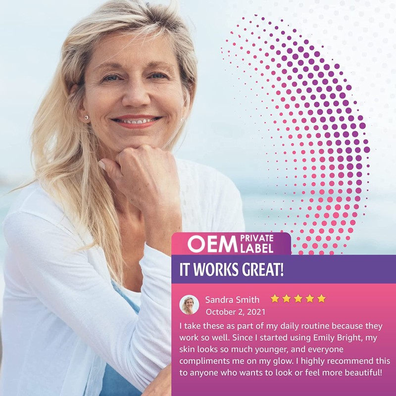 Skin Whitening Capsules Manufacturer - Hot Sale Collagen Whitening Pills Vegan Brightening