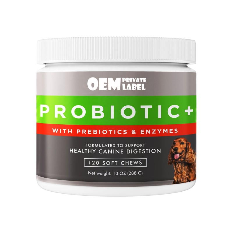 Dog Probiotics Treats Manufacturer - OEM ODM Digestive Enzymes Prebiotics Digestive Support