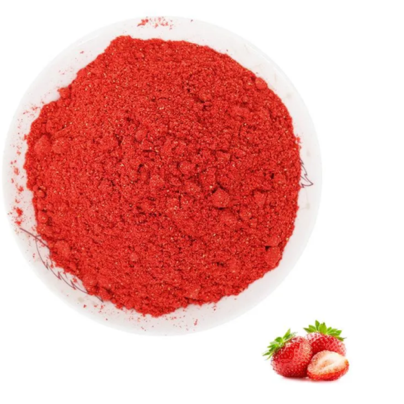 Strawberry Extract Powder Manufacturer - Instant Soluble Natural Strawberry Juice Powder