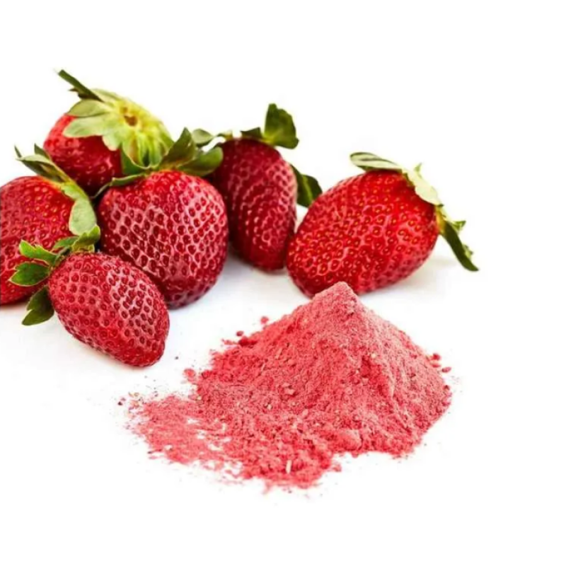 Strawberry Extract Powder Manufacturer - Instant Soluble Natural Strawberry Juice Powder