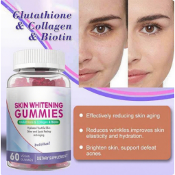 Glutathione Collagen Biotin Gummies Manufacturer - Whitening & Anti-Aging Supplement