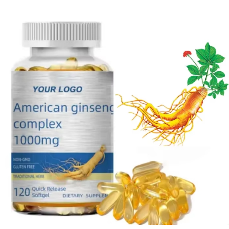 Maca Ginseng Capsules Manufacturer - Men's Natural Adaptogen Supplement (Boost Energy Muscle Recovery Vitality)