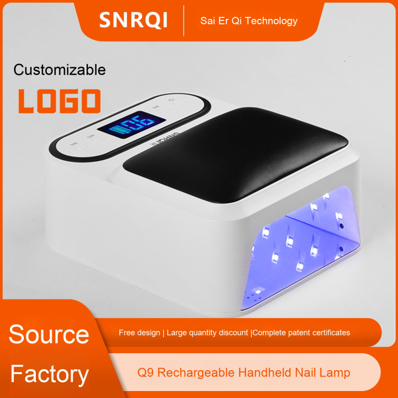 Hand Rest Nail Lamp Factory - Q9 Rechargeable 48W Smart Sensor UV/LED Dryer OEM/ODM Customization