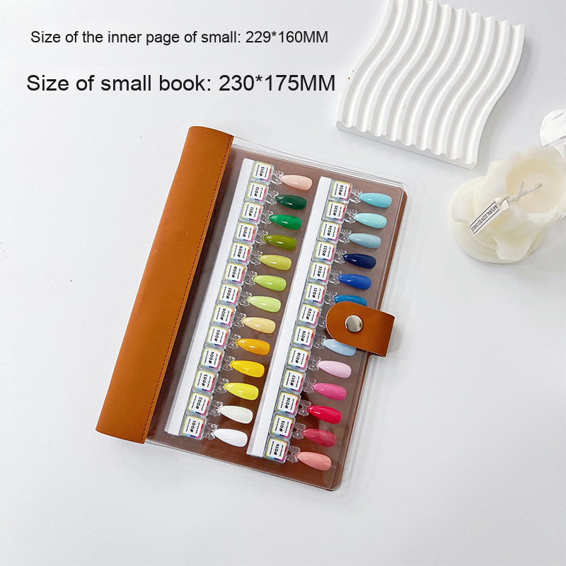 Nail Swatch Book Supplier - Magnet with Acrylic Detachable Pages Professional Salon Color Display