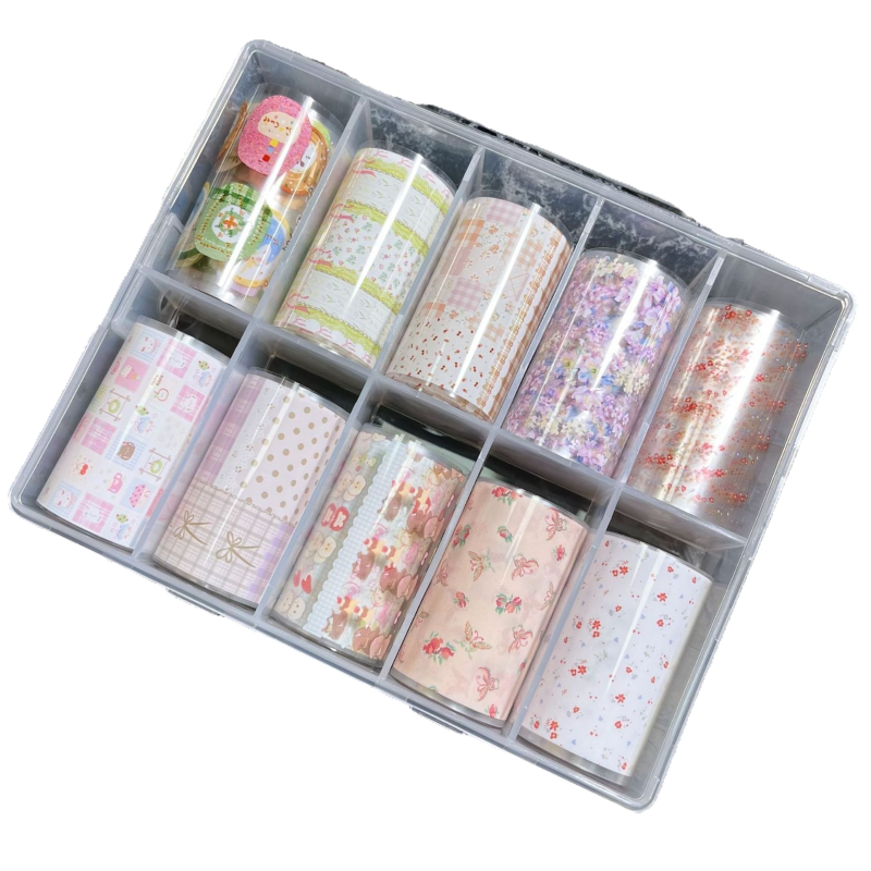 Nail Stickers Factory - Korean Style INS 3D 2D Floral Spring Summer Bow Hand-Painted Transfers