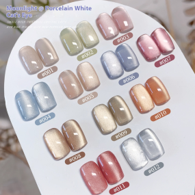Cat Eye UV Polish Supplier - Autumn Winter White Moonlight Ceramic New Explosive Porcelain Crystal
