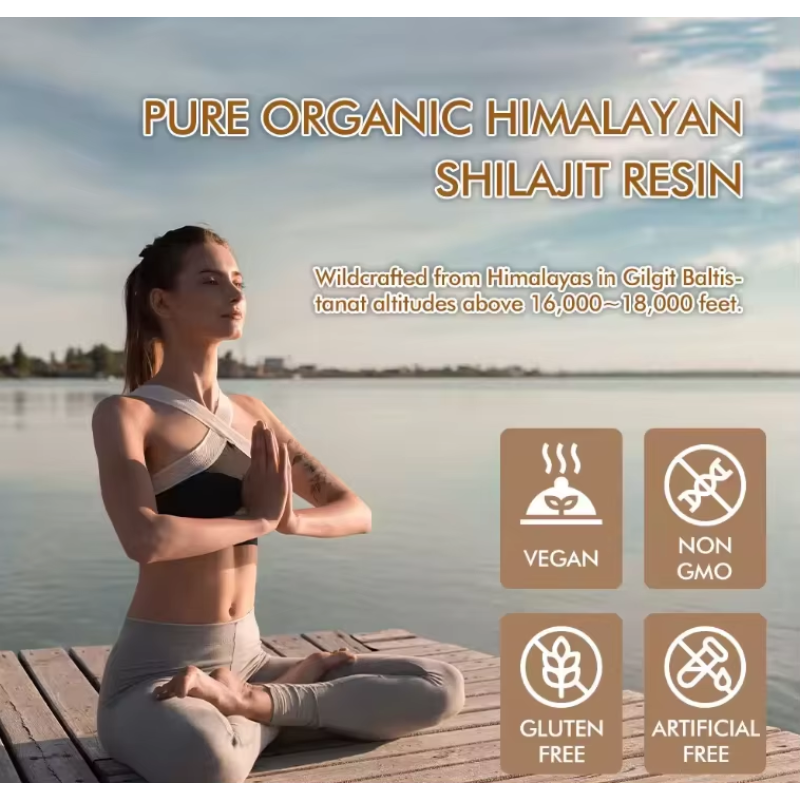 Shilajit Resin Supplier - OEM Pure Shilajit Original Gold Grade 100% Pure Himalayan 85+ Minerals