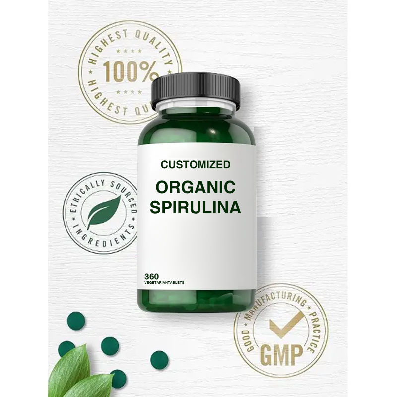 Spirulina Tablets Factory - OEM Private Label Best Price 100% Organic Nutritional Supplement