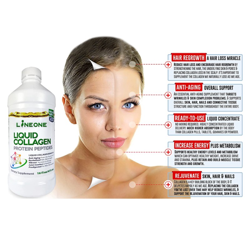 Liquid Collagen Supplier - Liquid Collagen Peptide Pure Hydrolyzed High Absorption Rate Than Powder