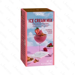 Ice Cream Powder Factory - High Quality Soft Strawberry Powder for Milk Tea Stores Bag Packaging