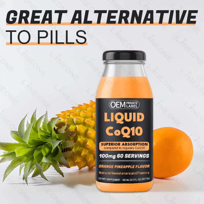 Coenzyme Q10 Liquid Supplier - OEM Customized Coenzyme Q10 100mg Oral Liquid Hot Selling Skin Care