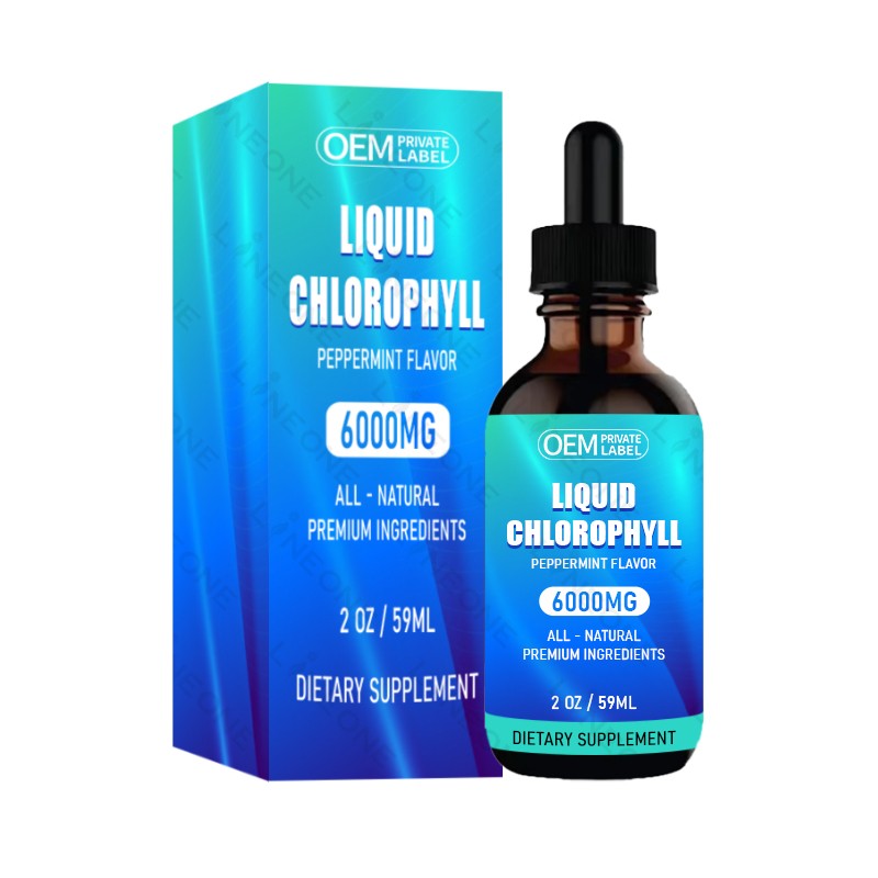Chlorophyll Drops Manufacturer - Private Label 6000mg Bulk Water Syrup Organic Vegan Chlorophyll Drops
