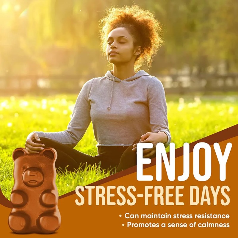 Mood Gummies Factory - Natural Tyrosine All-Natural Ashwagandha Gummies Lift Mood Gummy Candy