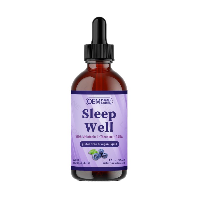 Sleep Aid Drops Factory - Natural Sleep Aid Liquid Elderberry Supplement Drops Adults Children Berry