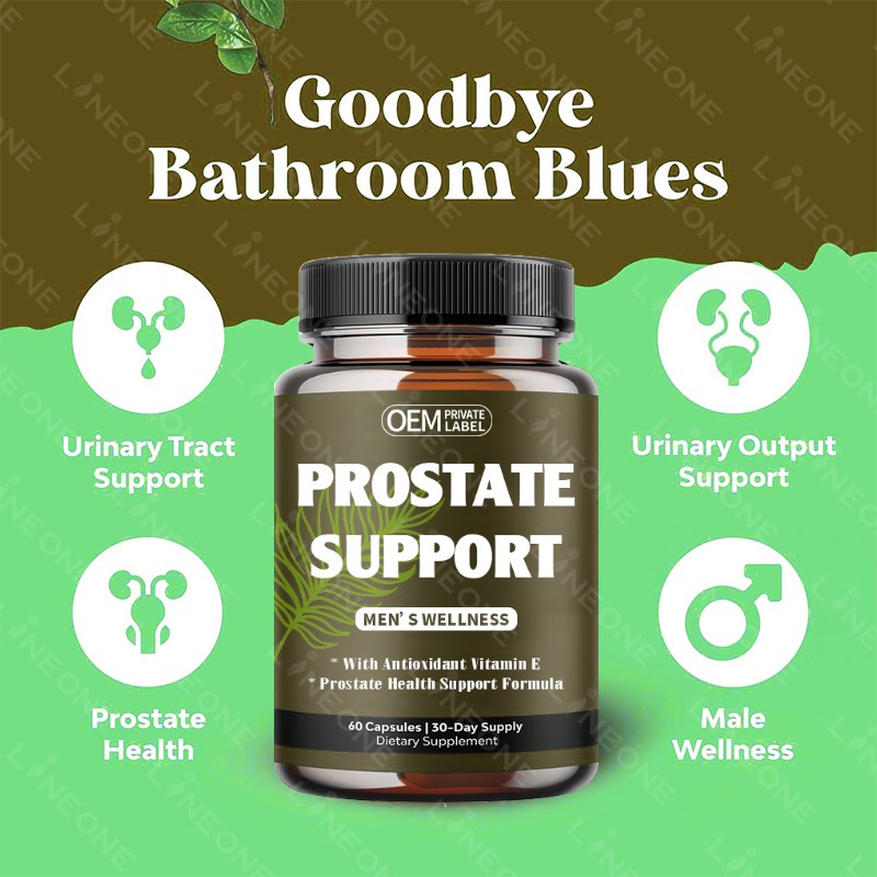 Mens Supplement Manufacturer - OEM Men's Supplement with Beta Sitosterol Selenium Pygeum Saw Palmetto