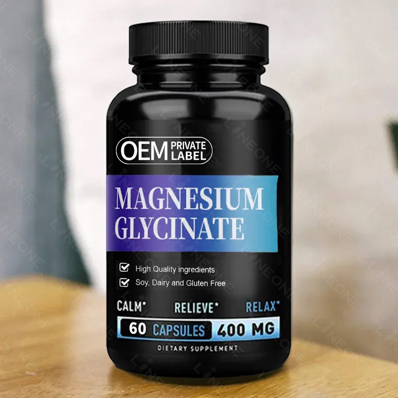 Magnesium Capsules Factory - 4X Complex Glycinate Taurate Malate Orotate Brain Health Supplement