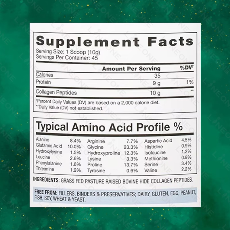 Collagen Powder Supplier - Supplement Body Health Collagen Powder All Natural Multi-Collagen Hair Nails