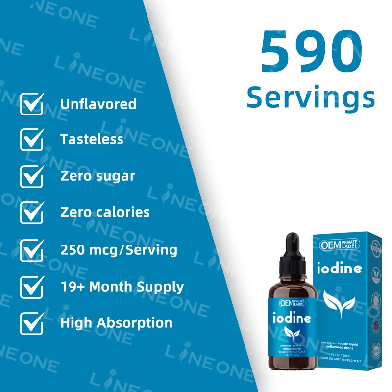 Potassium Iodide Drops Manufacturer - Tasteless Potassium Iodide Liquid Drops Vitamins Energy Boost