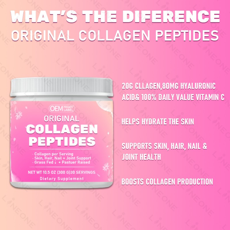 Collagen Powder Factory - Factory Sale Naturally-Sourced Hydrolyzed Powder for Hair Skin Nail