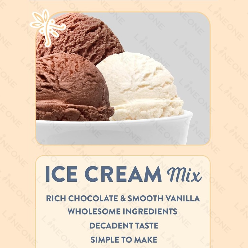 Ice Cream Powder Supplier - OEM High Purity Food Grade Instant Powder for Ice Cream Bag Packaging