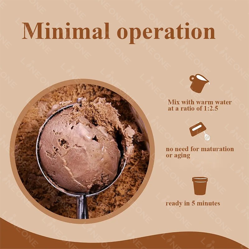 Ice Cream Powder Factory - Wholesale Low-Priced Soft Flavours Food Grade Popsicle Powder Bag