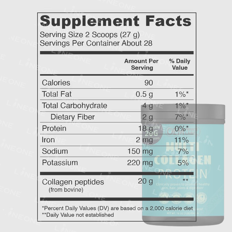 Collagen Drink Supplier - Wholesale Multi Flavored Private Label Vitamin C Bovine Collagen Powder