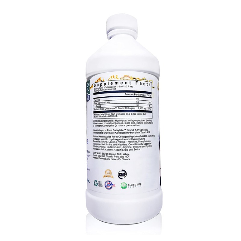 Liquid Collagen Supplier - Liquid Collagen Peptide Pure Hydrolyzed High Absorption Rate Than Powder