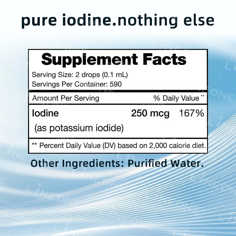 Potassium Iodide Drops Manufacturer - Tasteless Potassium Iodide Liquid Drops Vitamins Energy Boost