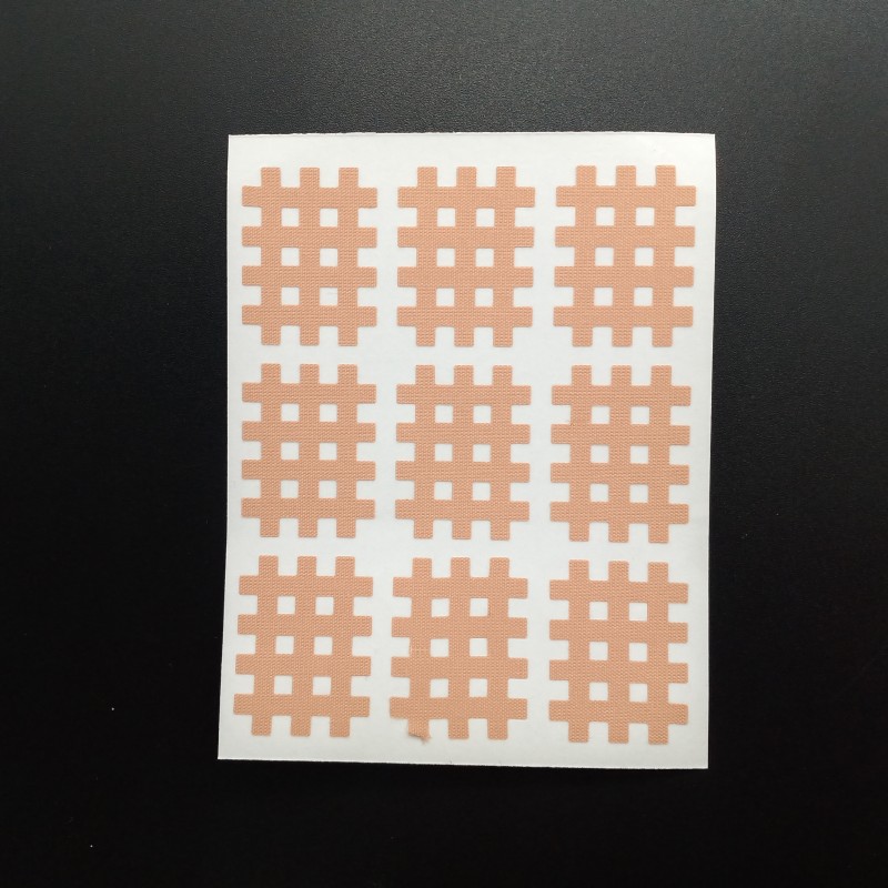 Cross Tape Factory - 20 Pcs Easy Stick Sweatproof Cross Tape Latex-free Patch Stickers Sports