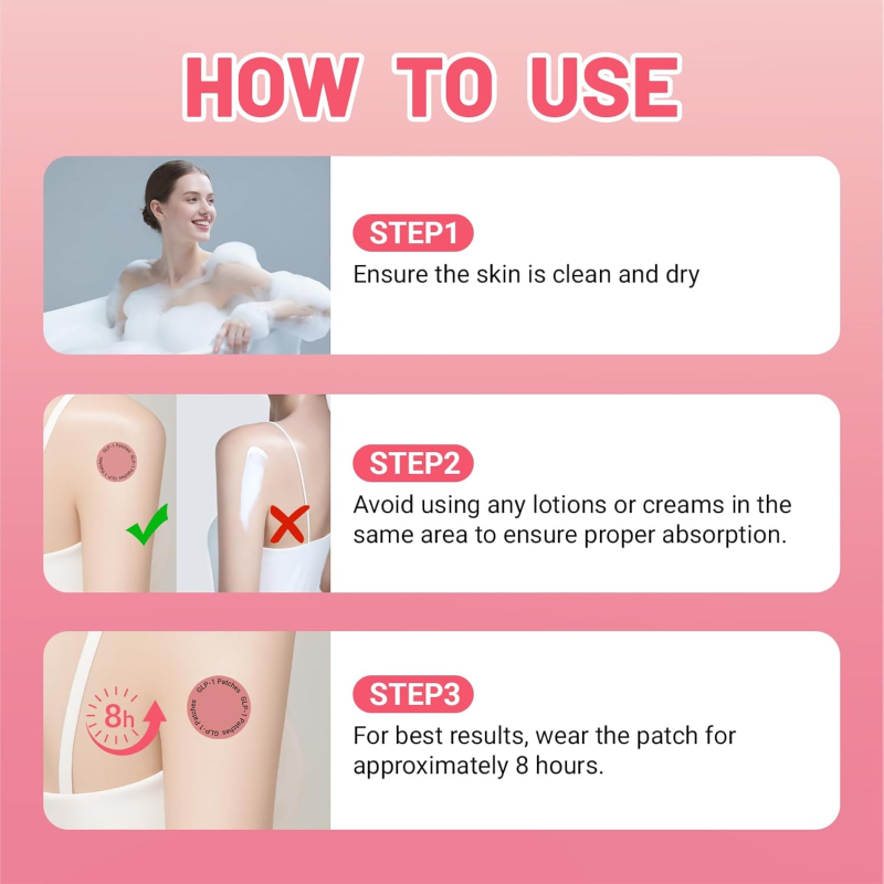 Plant Ingredients Patch Supplier - Personalized Gentle Removal Natural GLP-1 Plant Ingredients