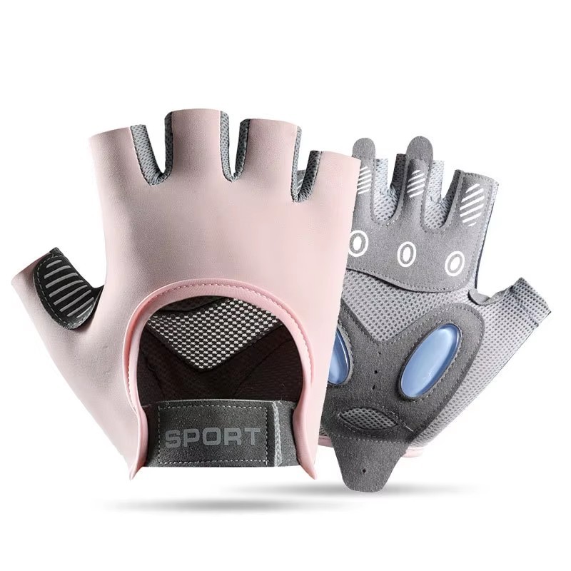 Gym Gloves Manufacturer - Custom Women Men Half Finger Liquid Silicone Shockproof Anti Slip Workout