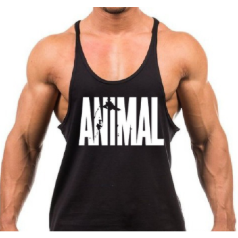 Fitness Tank Top Manufacturer - Factory Custom logo Plus Size Custom Fitness Gym Tank Top Men Sports