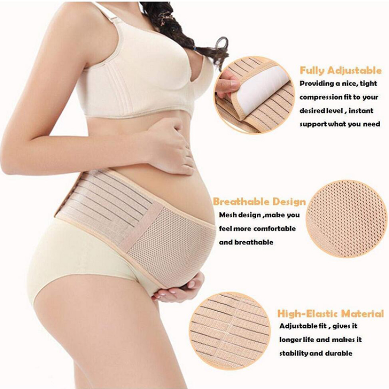 Pregnancy Support Belt Manufacturer - Hot Sale Women Mom Adjustable Breathable Maternity Belly Band