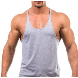 Sports Tank Top Factory - Hot Sale Custom Cotton Solid Black White Red Blue Sleeveless Sports Tank